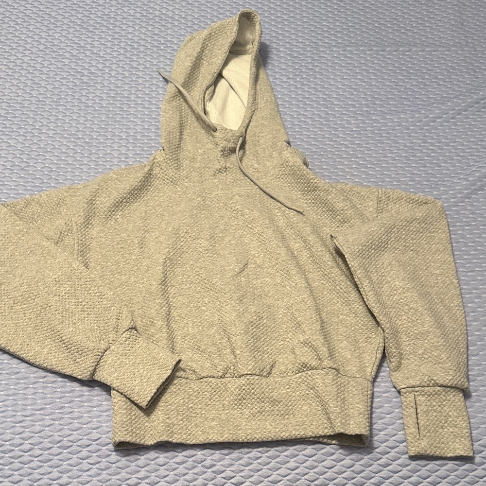 Old Navy Women's Light Gray Hoodie